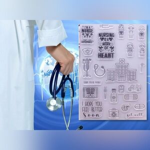 $4 NURSING MEDICAL STAMP SET. NEW. $4 IF BUNDLED